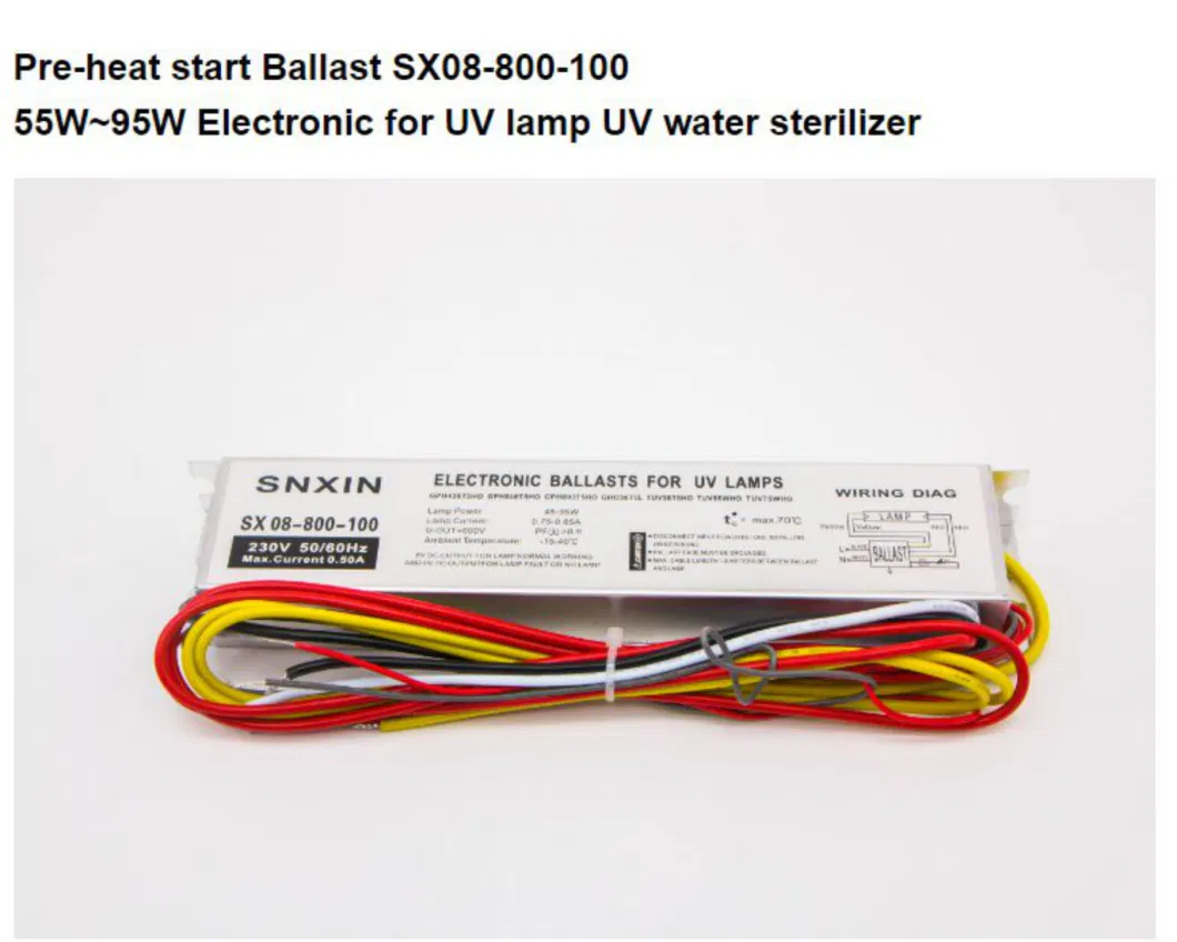 55-95W UV Bulb Electronic Ballast